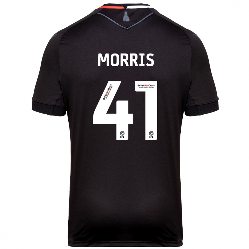 Enfant Football Maillot Scott Morris #41 Noir Tenues Extérieur 2024/25 Canada