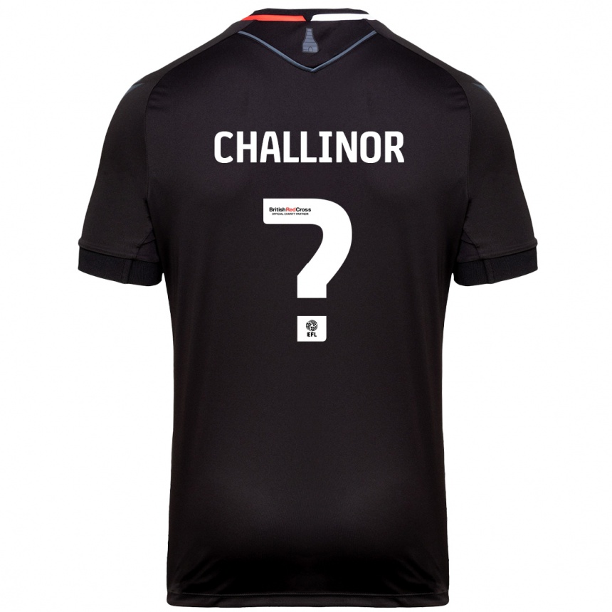 Enfant Football Maillot Oliver Challinor #0 Noir Tenues Extérieur 2024/25 Canada