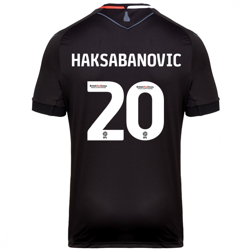 Enfant Football Maillot Sead Hakšabanović #20 Noir Tenues Extérieur 2024/25 Canada