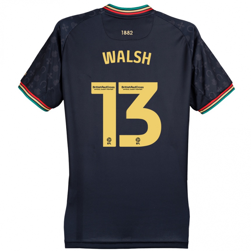 Enfant Football Maillot Joe Walsh #13 Bleu Marine Foncé Tenues Extérieur 2024/25 Canada