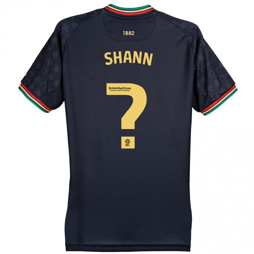 Enfant Football Maillot Casey Shann #0 Bleu Marine Foncé Tenues Extérieur 2024/25 Canada