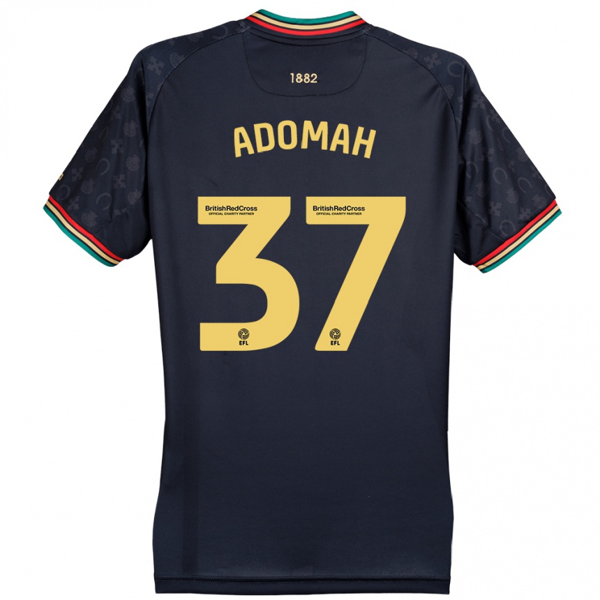 Kids Football Albert Adomah #37 Dark Navy Blue Away Jersey 2024/25 T-Shirt Canada