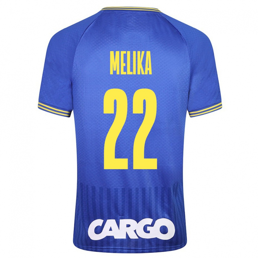 Kids Football Ofek Melika #22 White Away Jersey 2024/25 T-Shirt Canada