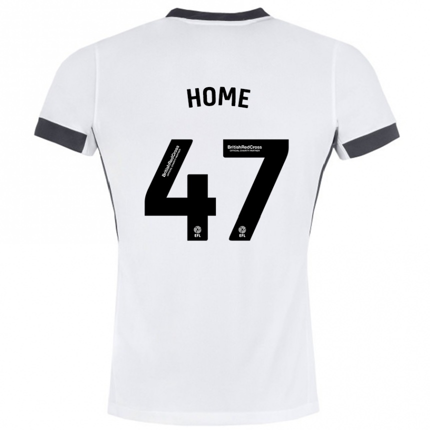 Enfant Football Maillot Josh Home #47 Blanc Noir Tenues Extérieur 2024/25 Canada