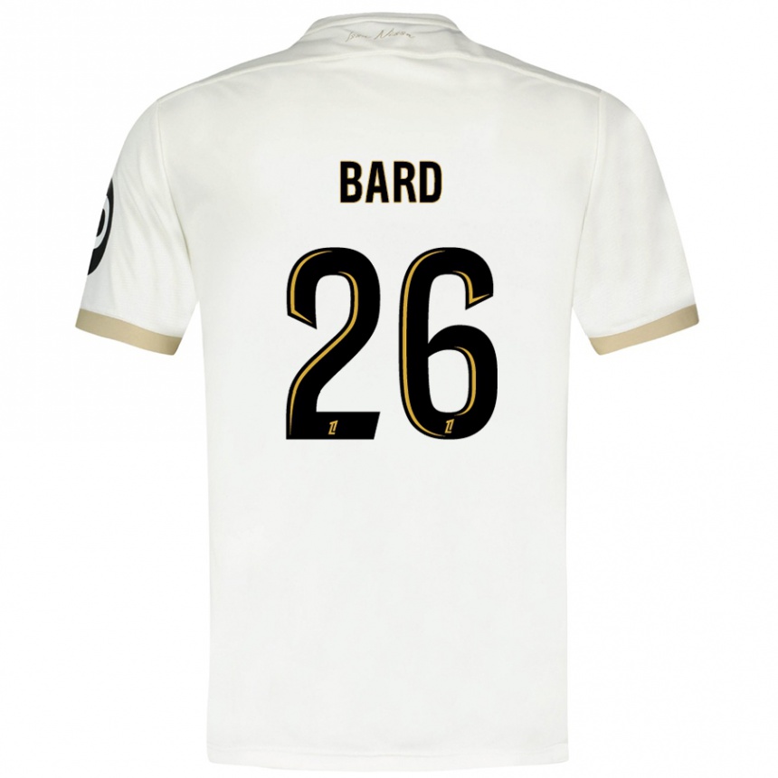 Kids Football Melvin Bard #26 White Gold Away Jersey 2024/25 T-Shirt Canada