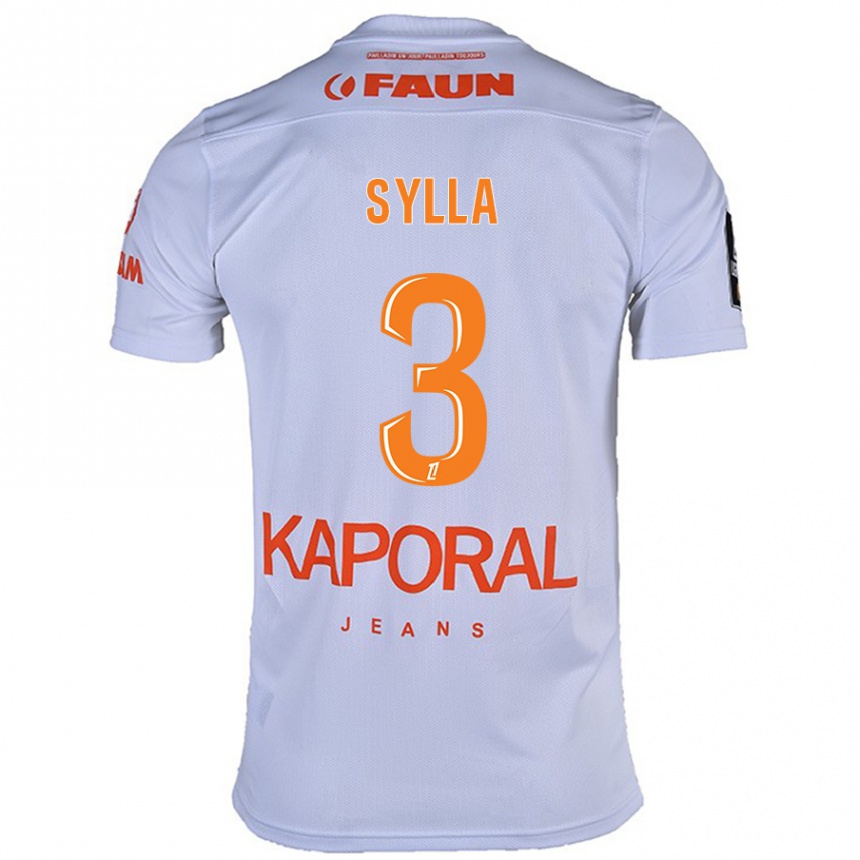 Kids Football Issiaga Sylla #3 White Away Jersey 2024/25 T-Shirt Canada