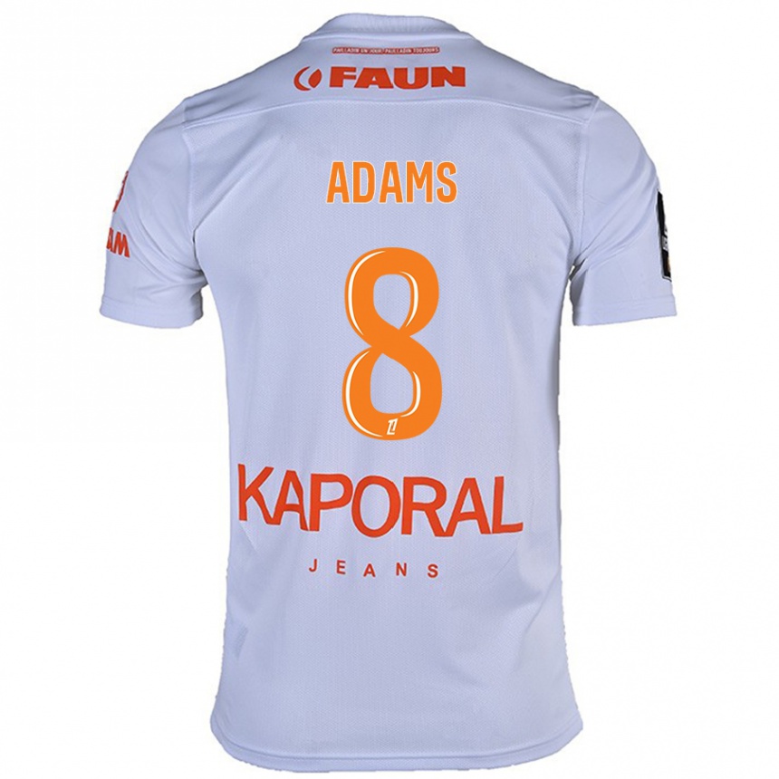 Kids Football Akor Adams #8 White Away Jersey 2024/25 T-Shirt Canada