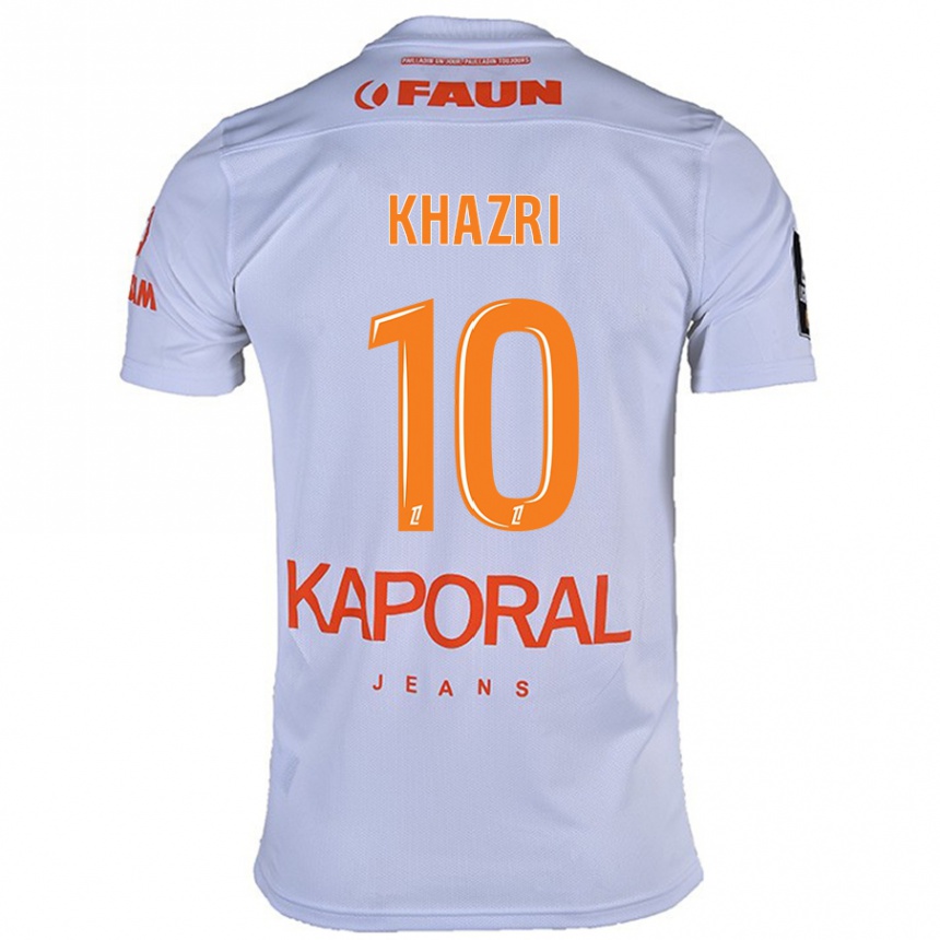 Kids Football Wahbi Khazri #10 White Away Jersey 2024/25 T-Shirt Canada