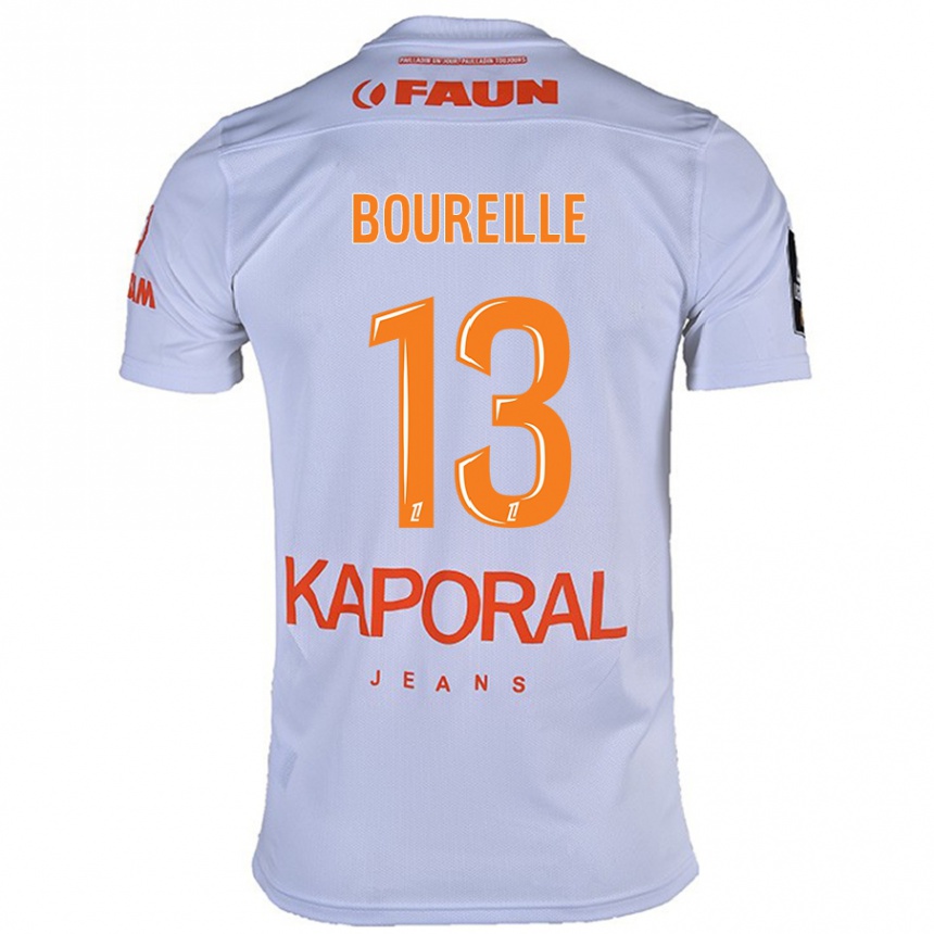 Kids Football Celeste Boureille #13 White Away Jersey 2024/25 T-Shirt Canada