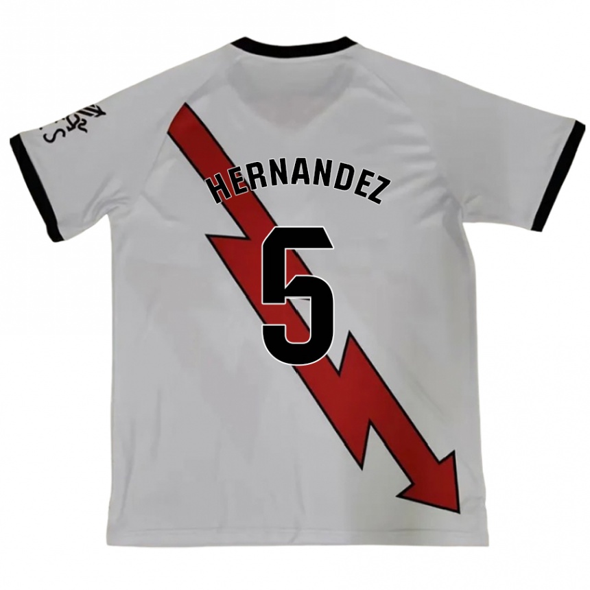 Enfant Football Maillot Aridane Hernández #5 Rouge Tenues Extérieur 2024/25 Canada