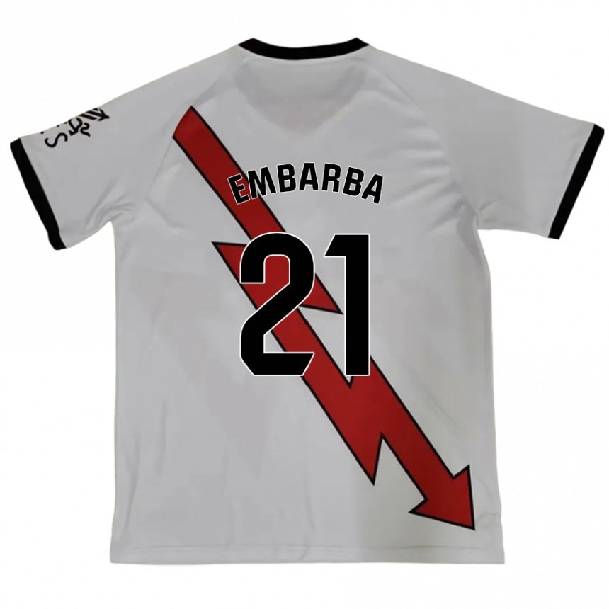 Enfant Football Maillot Adrián Embarba #21 Rouge Tenues Extérieur 2024/25 Canada