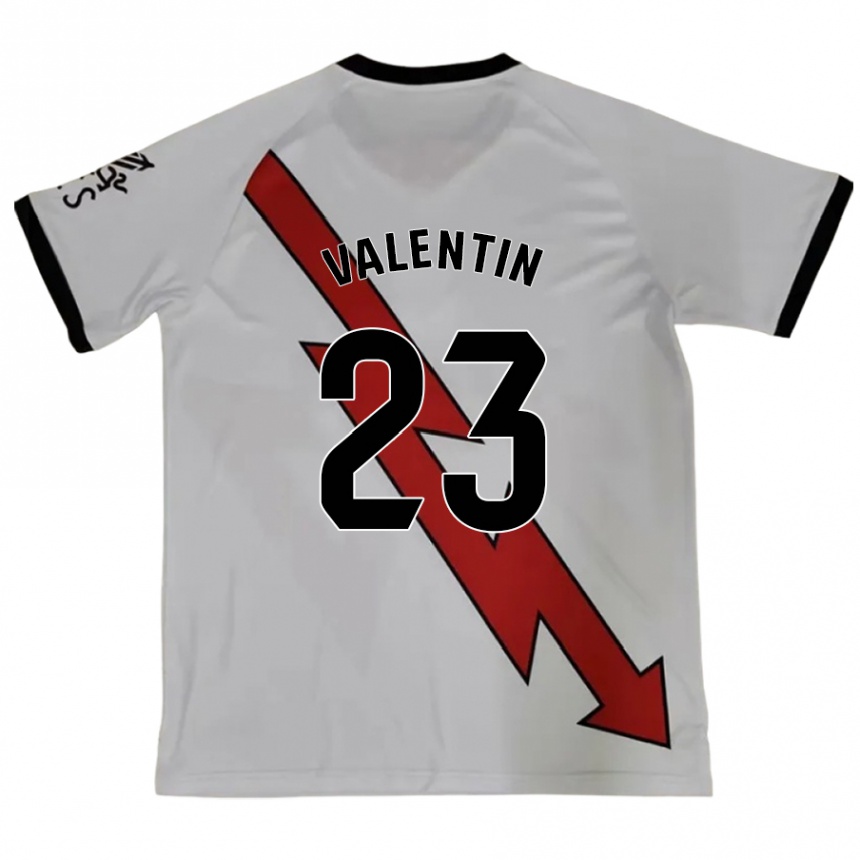 Enfant Football Maillot Óscar Valentín #23 Rouge Tenues Extérieur 2024/25 Canada