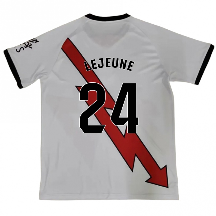 Enfant Football Maillot Florian Lejeune #24 Rouge Tenues Extérieur 2024/25 Canada