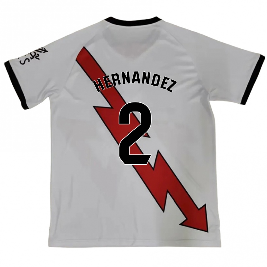 Kids Football Marco Hernández #2 Red Away Jersey 2024/25 T-Shirt Canada