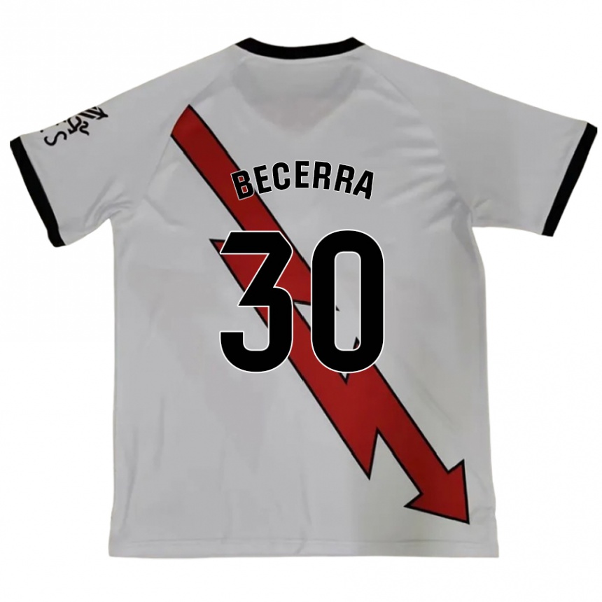 Enfant Football Maillot Samuel Becerra #30 Rouge Tenues Extérieur 2024/25 Canada