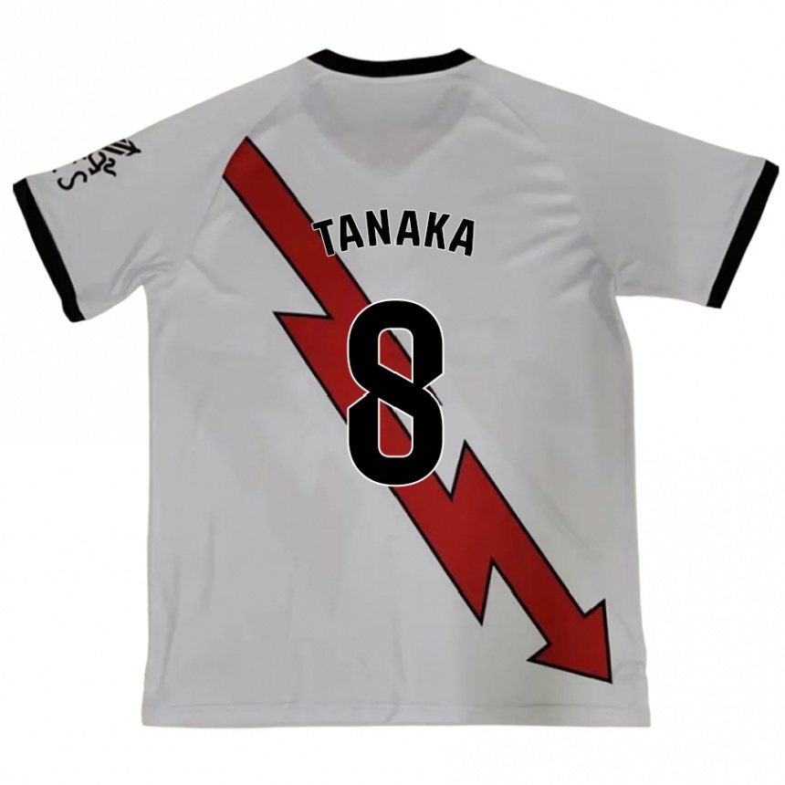 Kids Football Yoko Tanaka #8 Red Away Jersey 2024/25 T-Shirt Canada