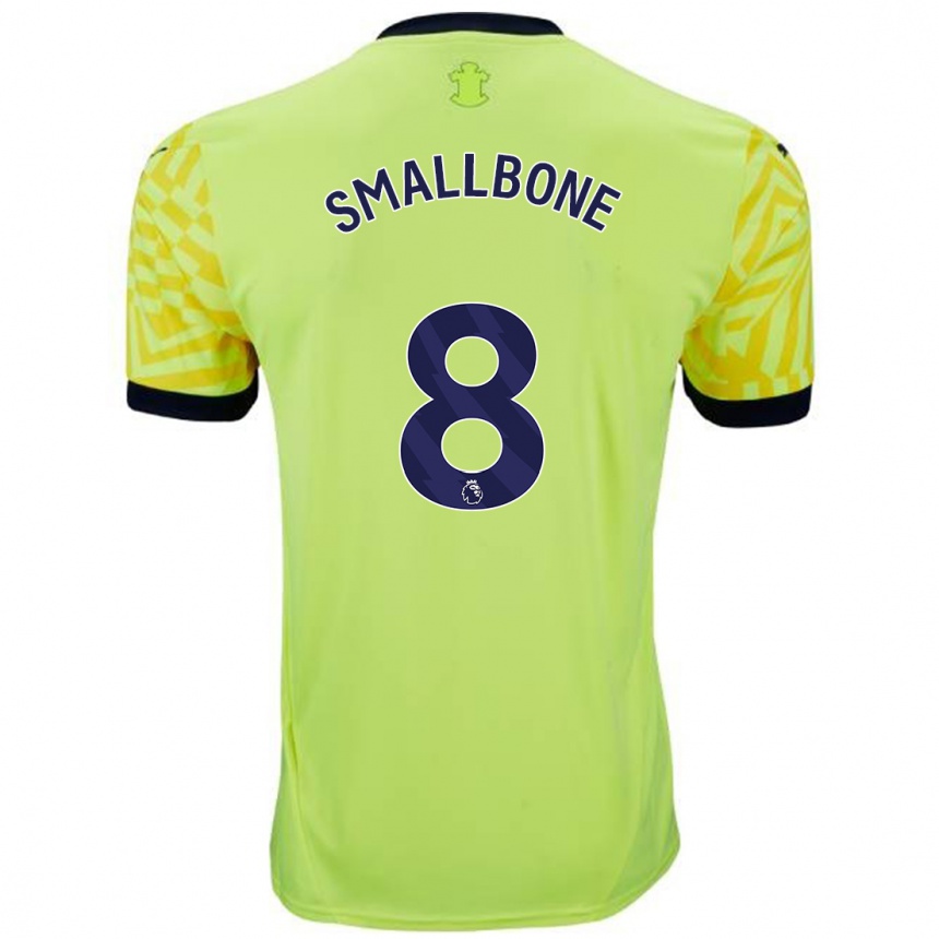 Enfant Football Maillot Will Smallbone #8 Jaune Tenues Extérieur 2024/25 Canada