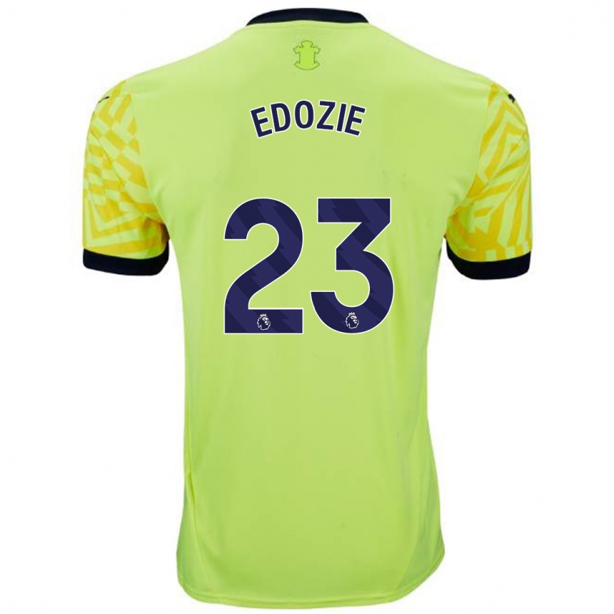 Enfant Football Maillot Samuel Edozie #23 Jaune Tenues Extérieur 2024/25 Canada