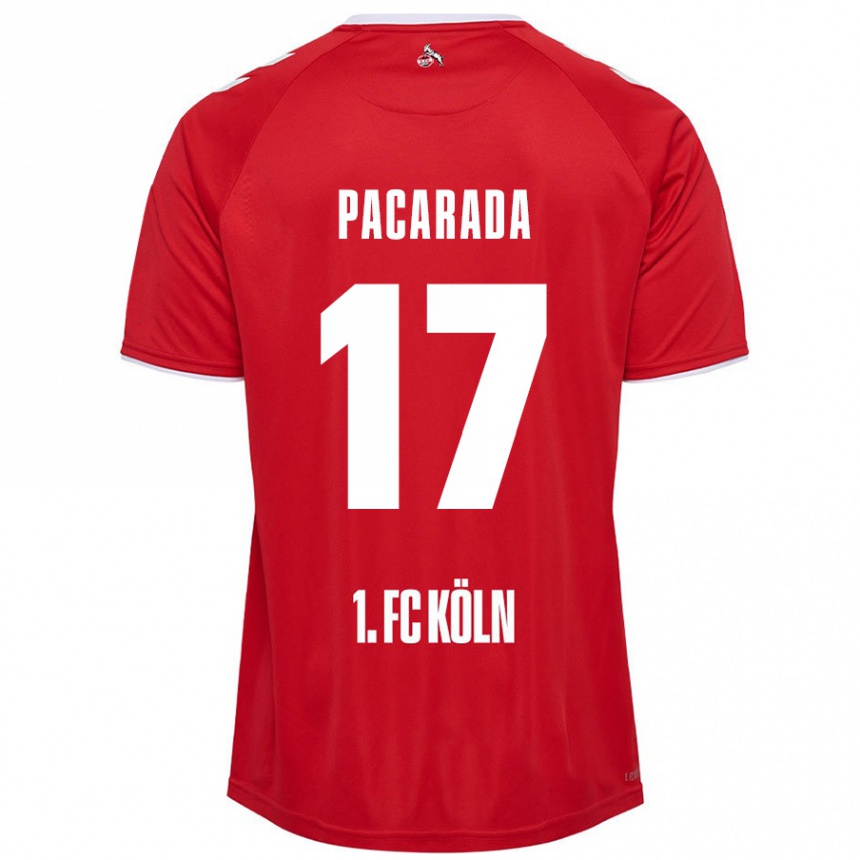 Kids Football Leart Paçarada #17 Red White Away Jersey 2024/25 T-Shirt Canada