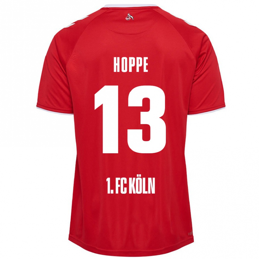 Kids Football Paula Hoppe #13 Red White Away Jersey 2024/25 T-Shirt Canada