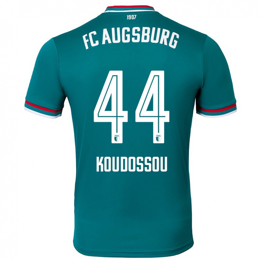 Kids Football Henri Koudossou #44 Dark Green Away Jersey 2024/25 T-Shirt Canada