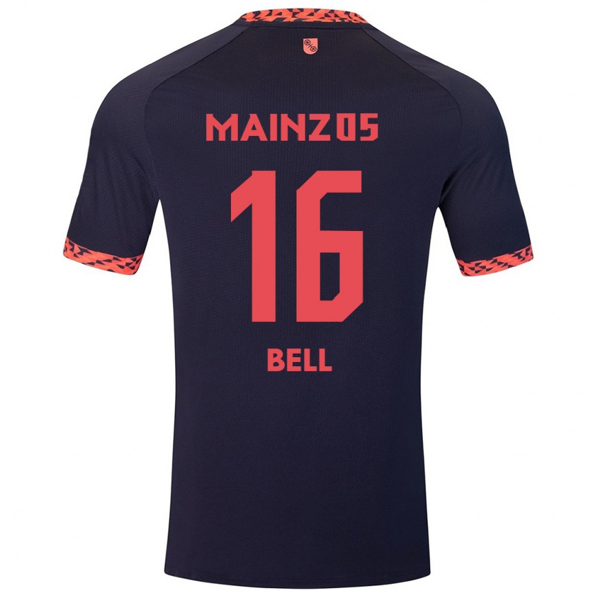 Enfant Football Maillot Stefan Bell #16 Bleu Corail Rouge Tenues Extérieur 2024/25 Canada