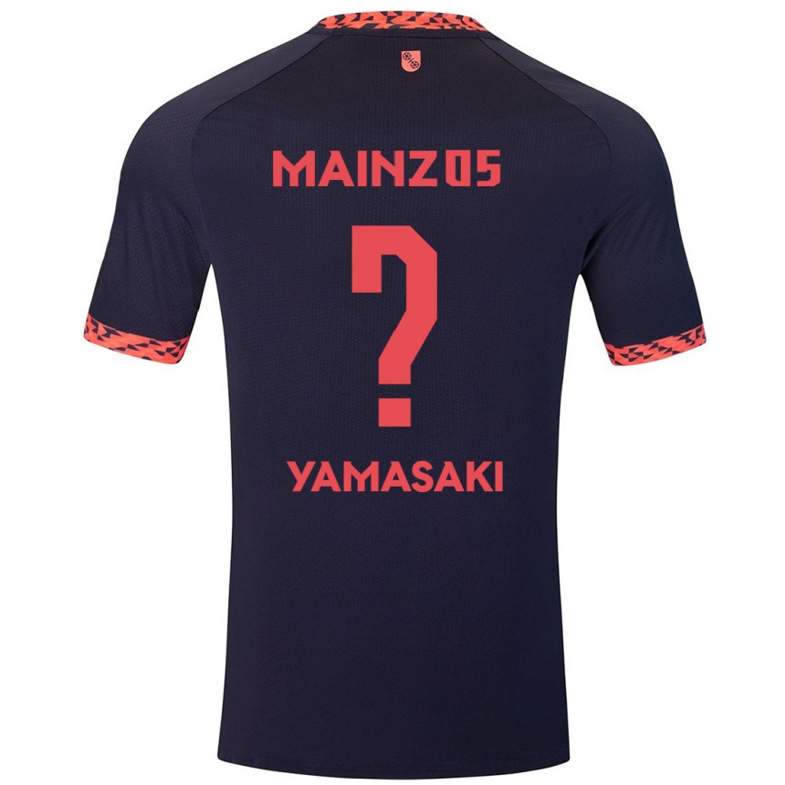 Enfant Football Maillot Taiyu Yamasaki #0 Bleu Corail Rouge Tenues Extérieur 2024/25 Canada