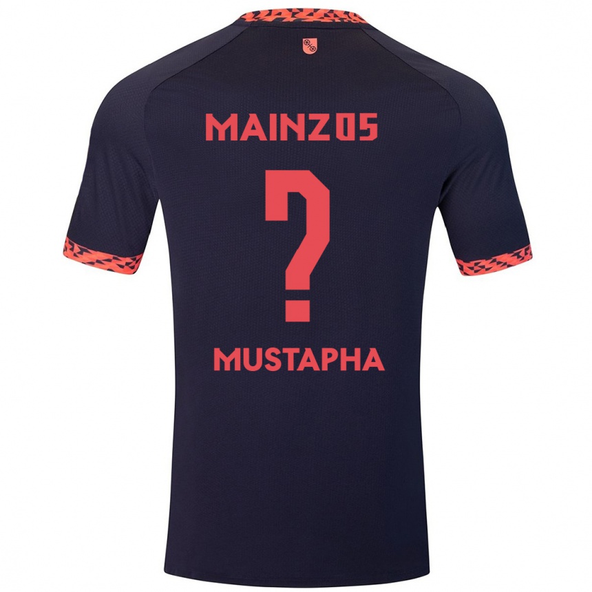 Enfant Football Maillot Jesaja Mustapha #0 Bleu Corail Rouge Tenues Extérieur 2024/25 Canada