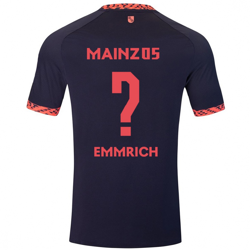 Enfant Football Maillot Robin Emmrich #0 Bleu Corail Rouge Tenues Extérieur 2024/25 Canada