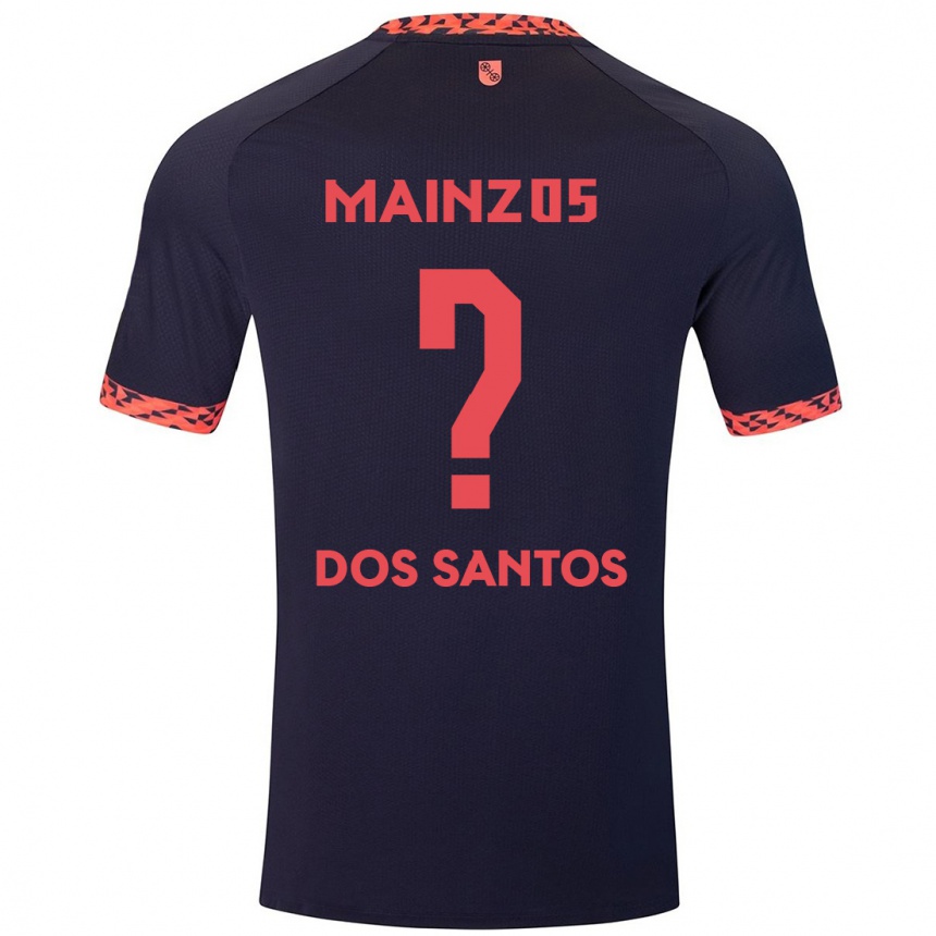 Enfant Football Maillot Alexandre Tavares Dos Santos #0 Bleu Corail Rouge Tenues Extérieur 2024/25 Canada