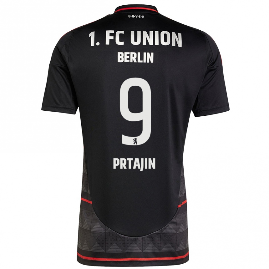 Enfant Football Maillot Ivan Prtajin #9 Noir Tenues Extérieur 2024/25 Canada