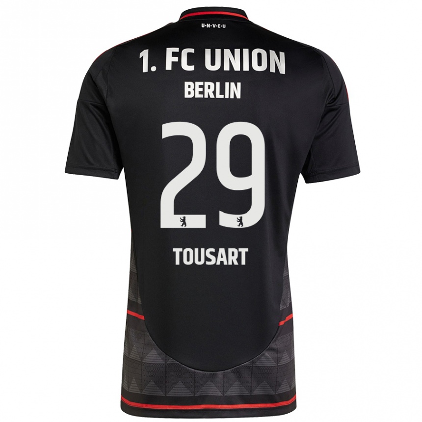 Enfant Football Maillot Lucas Tousart #29 Noir Tenues Extérieur 2024/25 Canada