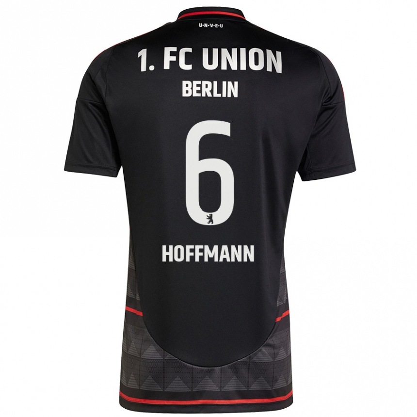 Enfant Football Maillot Finn Hoffmann #6 Noir Tenues Extérieur 2024/25 Canada