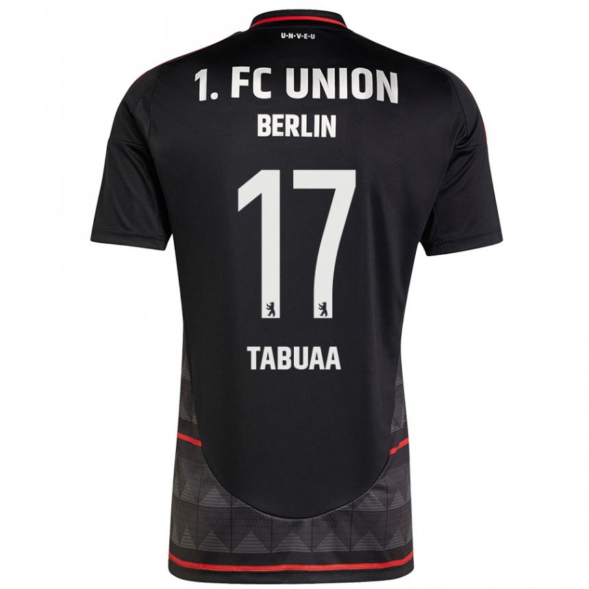 Enfant Football Maillot Stephen Tabuaa #17 Noir Tenues Extérieur 2024/25 Canada