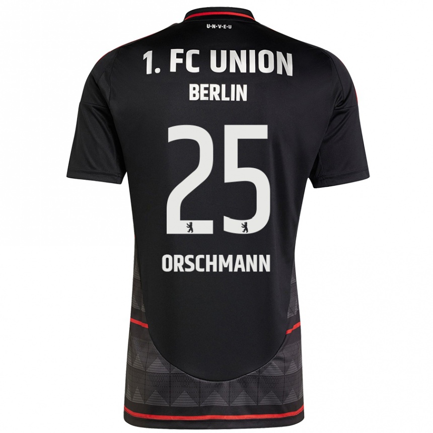 Enfant Football Maillot Dina Orschmann #25 Noir Tenues Extérieur 2024/25 Canada