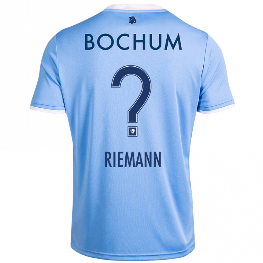 Kids Football Manuel Riemann #0 Sky Blue Away Jersey 2024/25 T-Shirt Canada