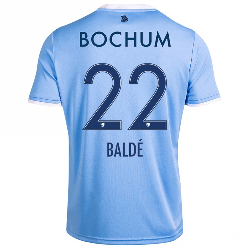 Kids Football Aliou Baldé #22 Sky Blue Away Jersey 2024/25 T-Shirt Canada