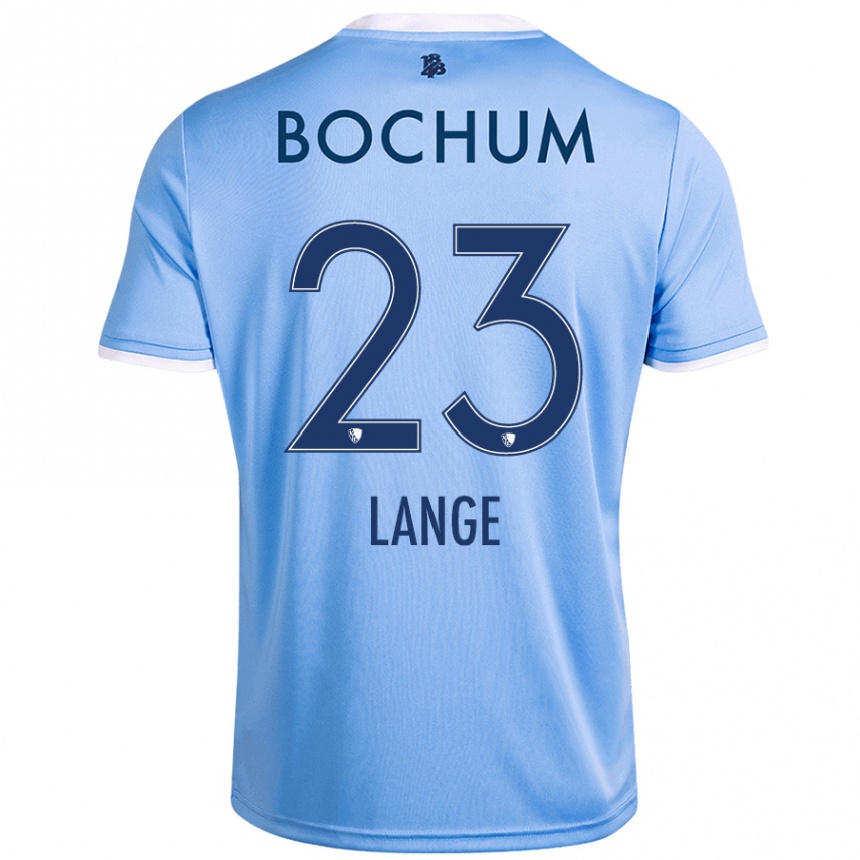 Kids Football Nina Lange #23 Sky Blue Away Jersey 2024/25 T-Shirt Canada