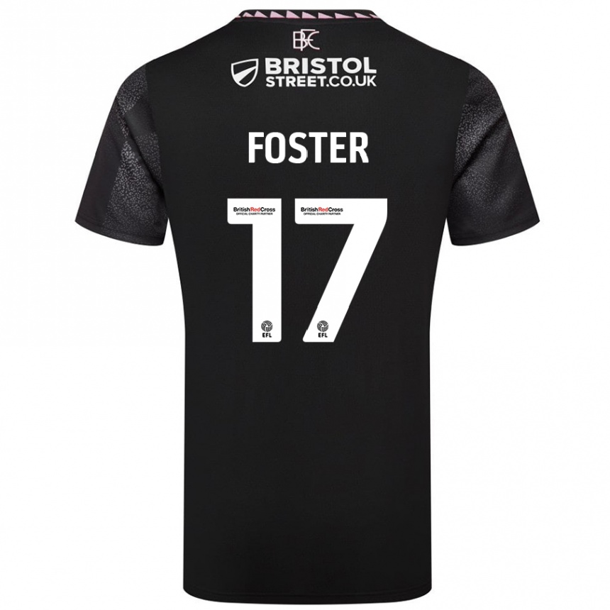 Kids Football Lyle Foster #17 Black Away Jersey 2024/25 T-Shirt Canada