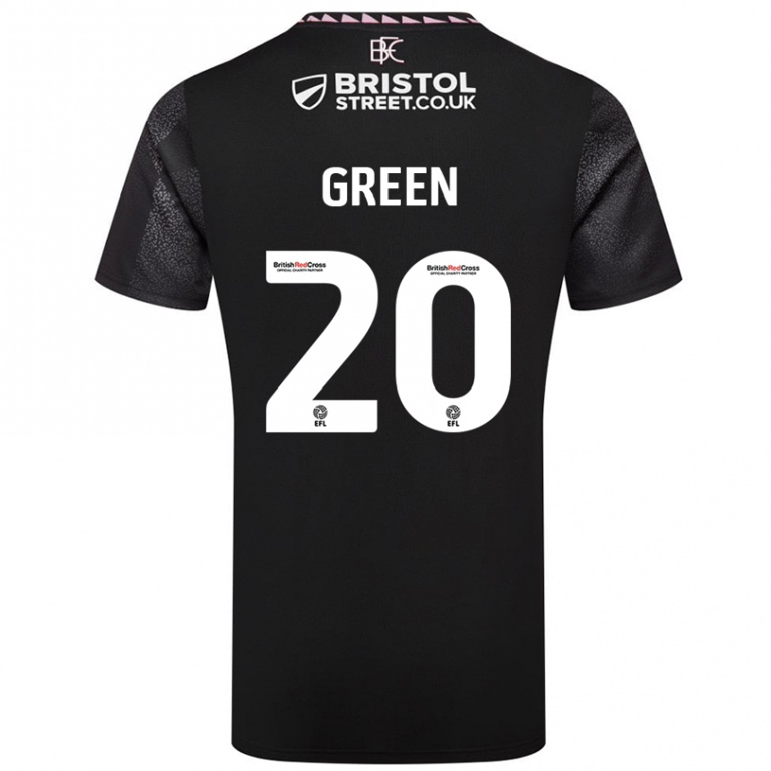 Kids Football Etienne Green #20 Black Away Jersey 2024/25 T-Shirt Canada