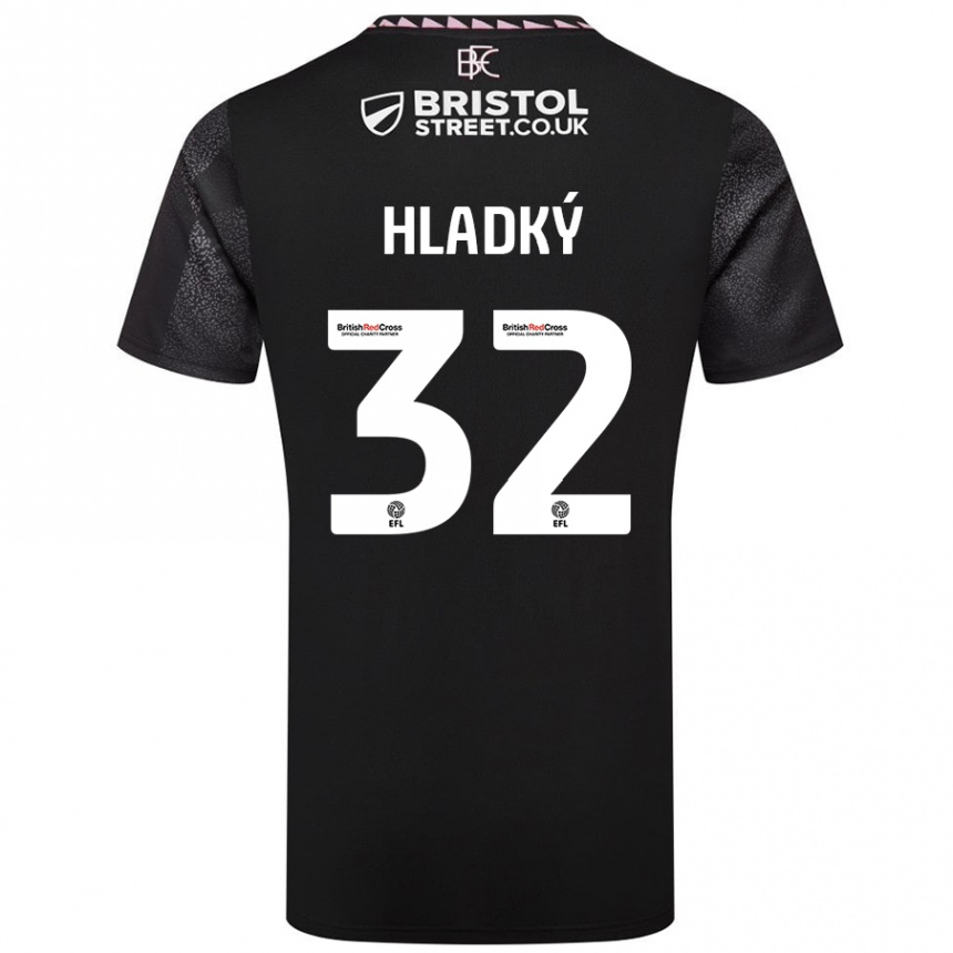 Enfant Football Maillot Vaclav Hladky #32 Noir Tenues Extérieur 2024/25 Canada