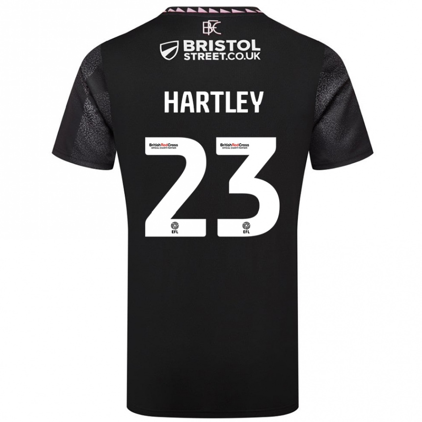 Enfant Football Maillot Naomi Hartley #23 Noir Tenues Extérieur 2024/25 Canada