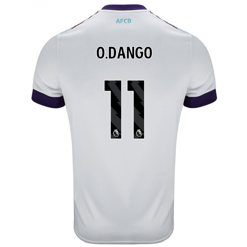 Kids Football Dango Ouattara #11 White Green Purple Away Jersey 2024/25 T-Shirt Canada