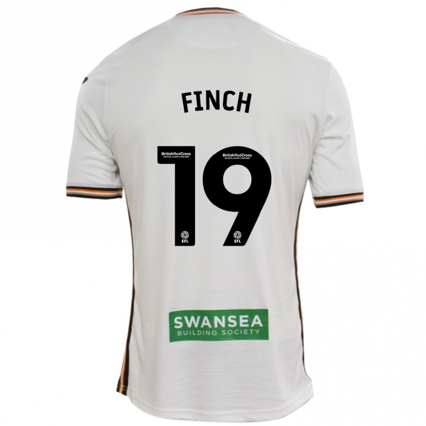 Homme Football Maillot Lucy Finch #19 Blanc Tenues Domicile 2024/25 Canada