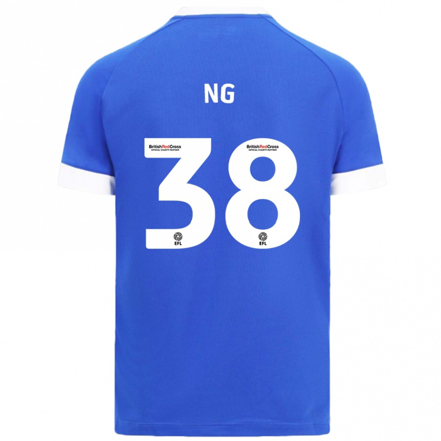 Men Football Perry Ng #38 Sky Blue Home Jersey 2024/25 T-Shirt Canada