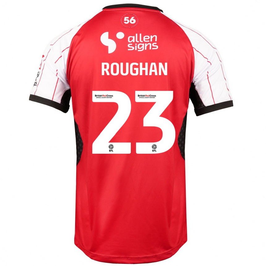 Men Football Sean Roughan #23 White Home Jersey 2024/25 T-Shirt Canada