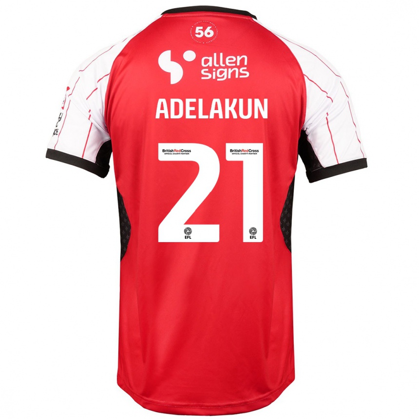 Men Football Hakeeb Adelakun #21 White Home Jersey 2024/25 T-Shirt Canada