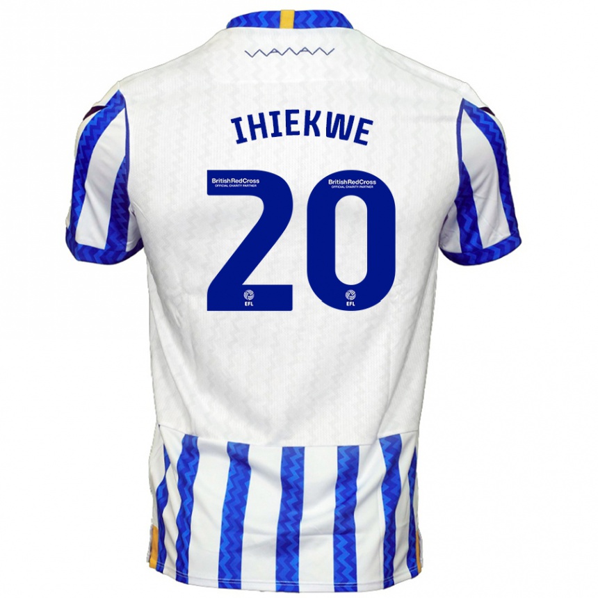 Men Football Michael Ihiekwe #20 Blue White Home Jersey 2024/25 T-Shirt Canada