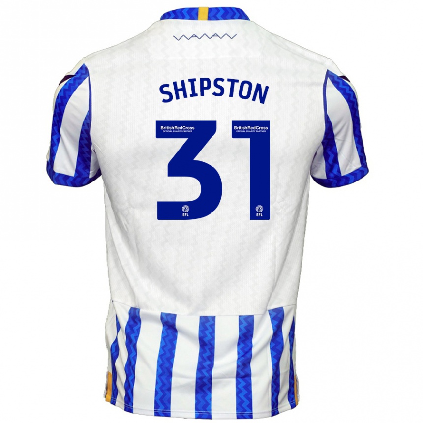 Men Football Rio Shipston #31 Blue White Home Jersey 2024/25 T-Shirt Canada