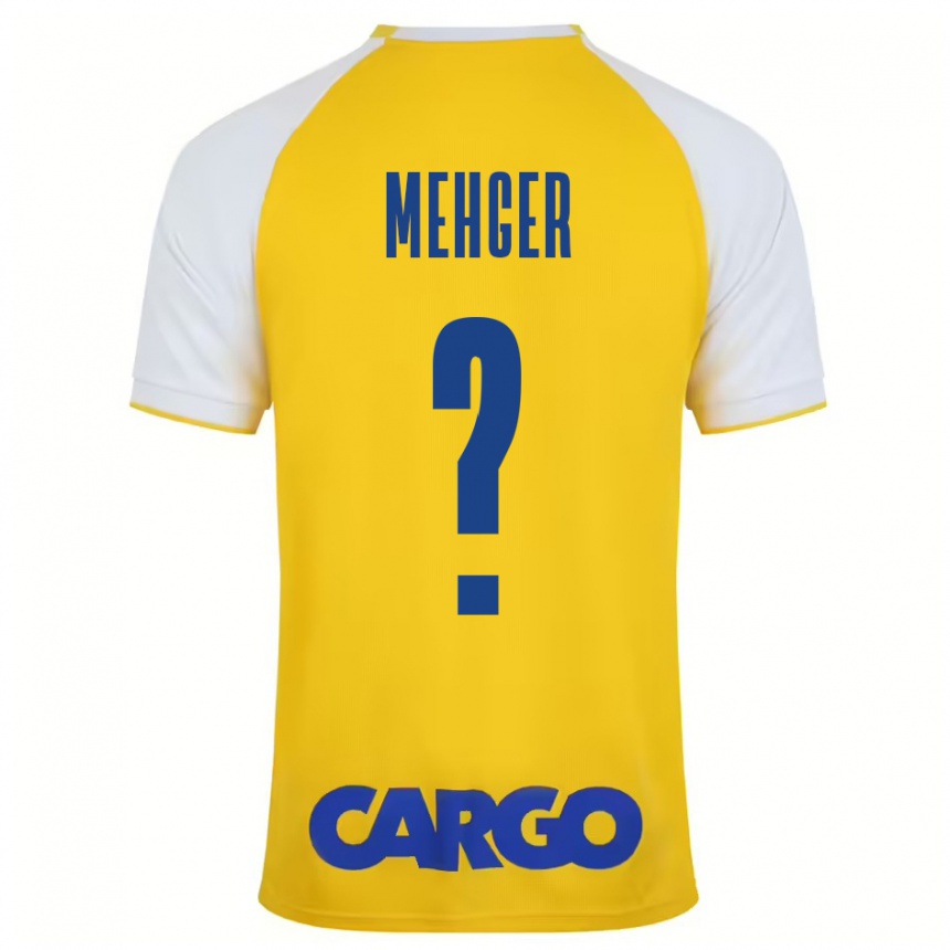 Homme Football Maillot Itay Mehger #0 Jaune Blanc Tenues Domicile 2024/25 Canada